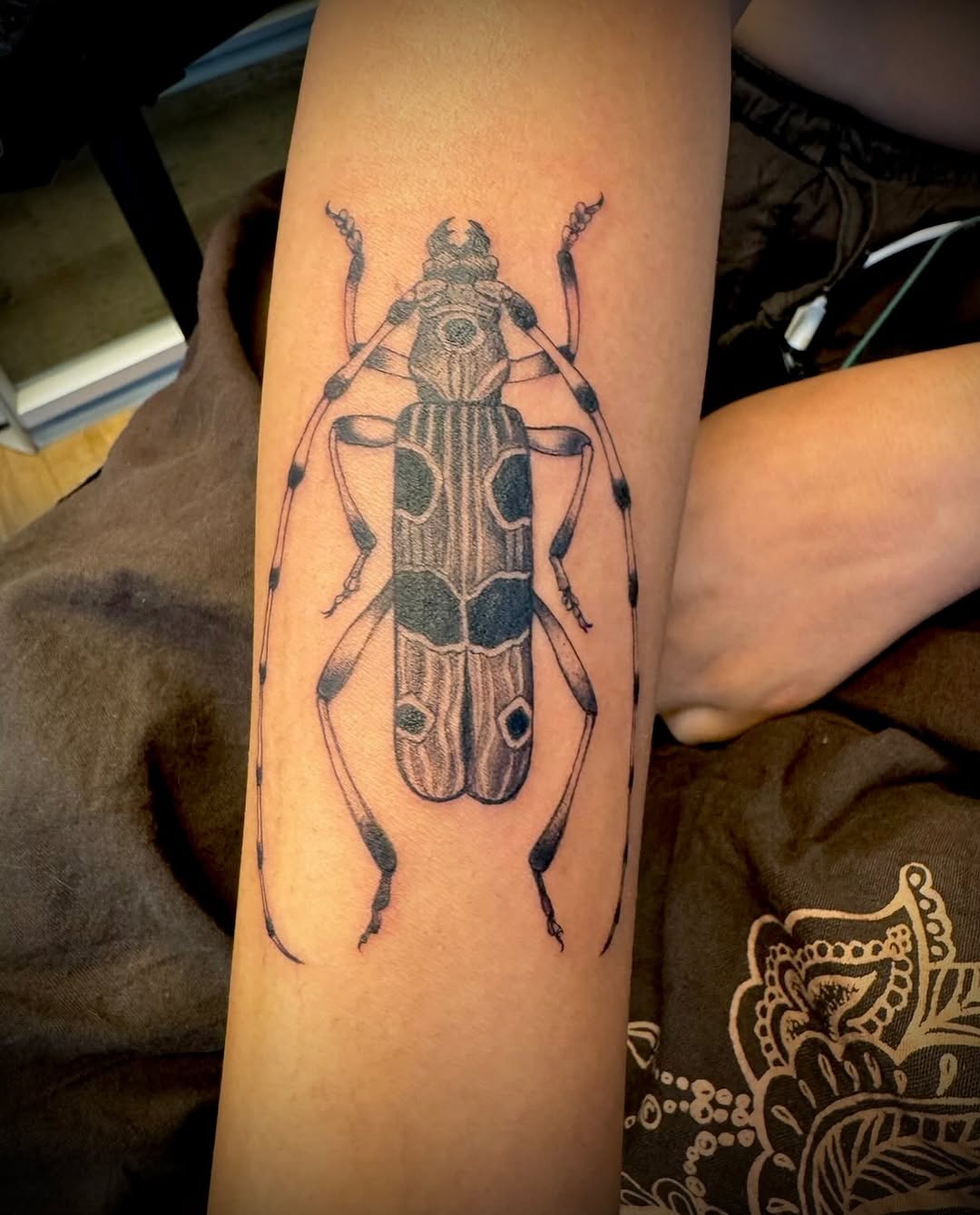 Tattoo by @anastasia_bellevue — black_and_grey