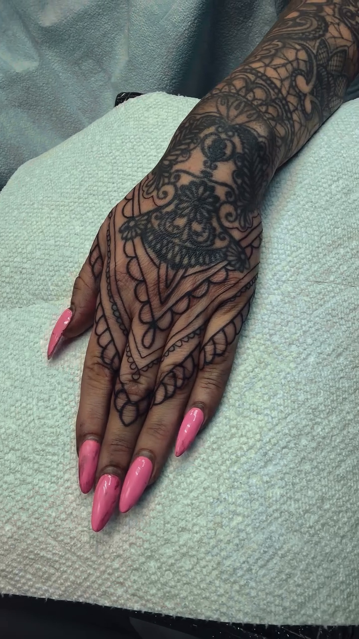 Tattoo by @jaycunliffe — blackwork, ornamental