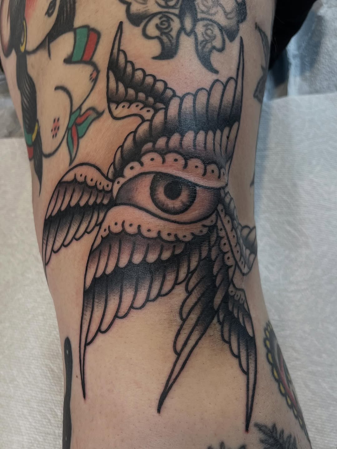 Tattoo by @philrollitattoo — american_traditional, black_and_grey