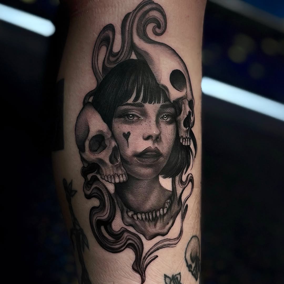 Tattoo by @stretched.marks.tattoo — dark_realism, illustrative