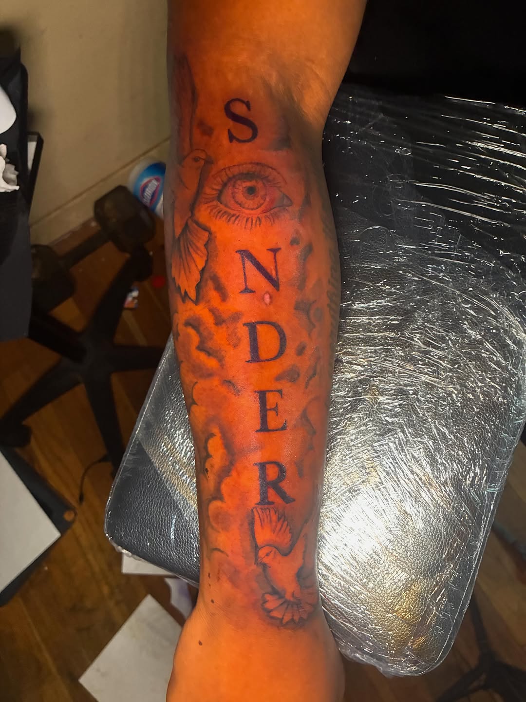 Tattoo by @luxnoctistattoo โ lettering_script