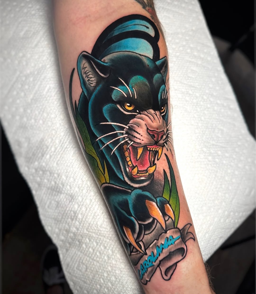 Tattoo by @justintattoosnc โ american_traditional