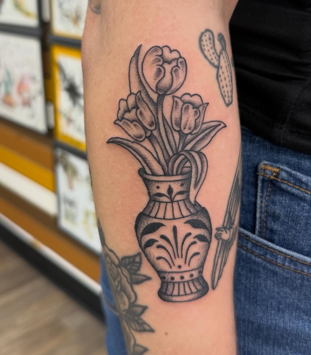 Tattoo by @allie.g.tattoo — american_traditional, black_and_grey