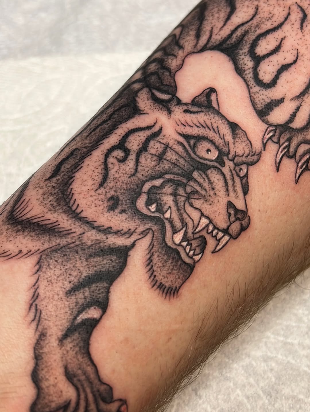 Tattoo by @gloomlacruz — japanese_irezumi, black_and_grey