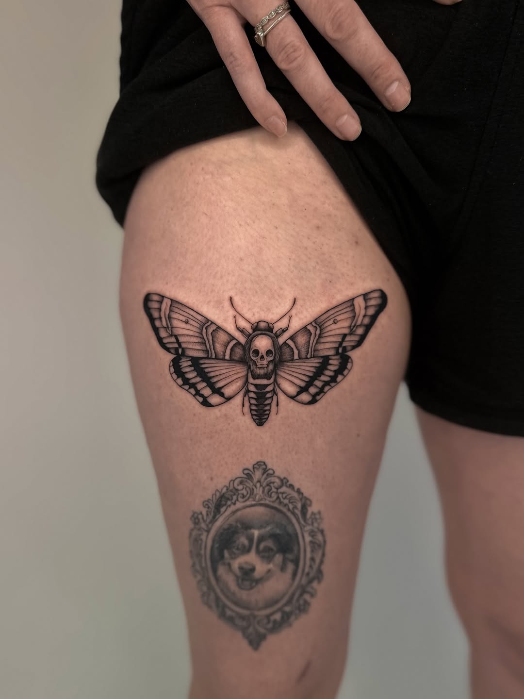 Tattoo by @laurenroseink — blackwork, realism