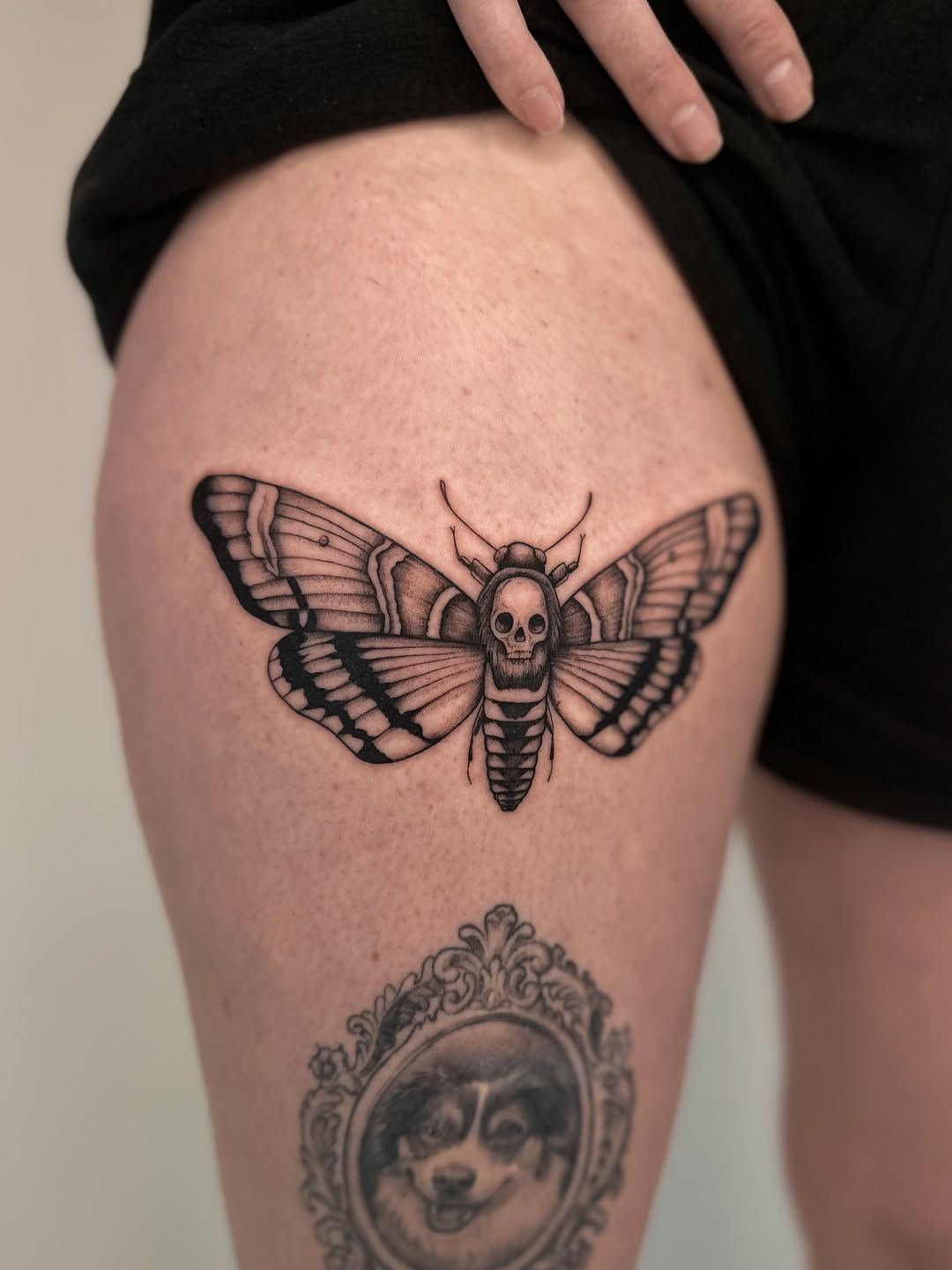 Tattoo by @laurenroseink — black_and_grey, realism