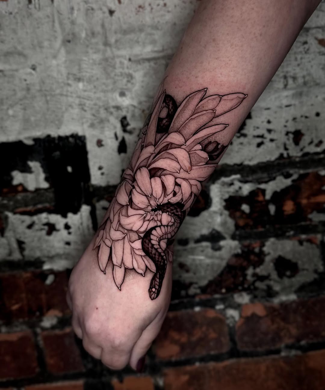 Tattoo by @isabelsmithtattoos — illustrative, black_and_grey