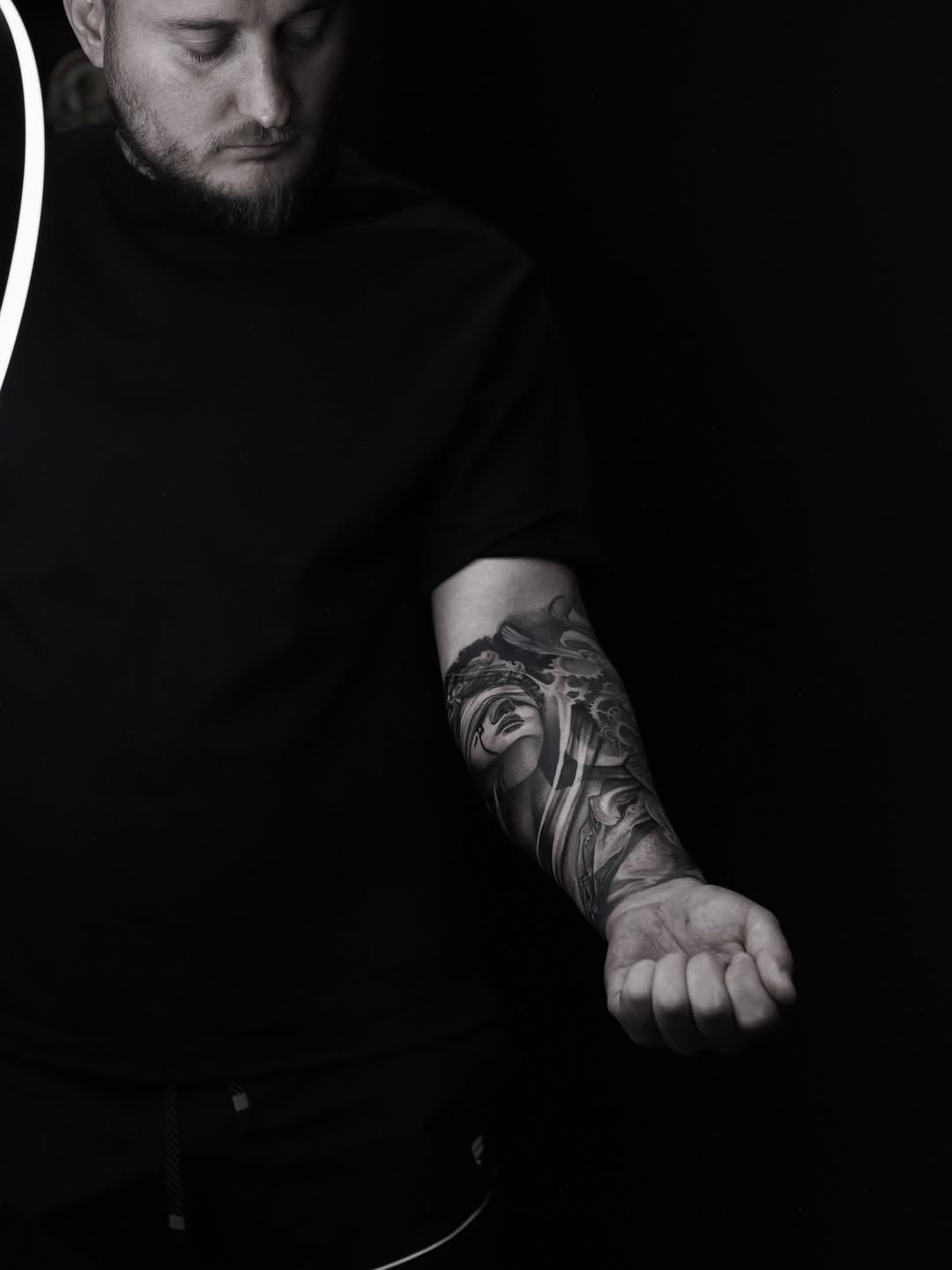 Tattoo by @officialiink.co — black_and_grey, realism