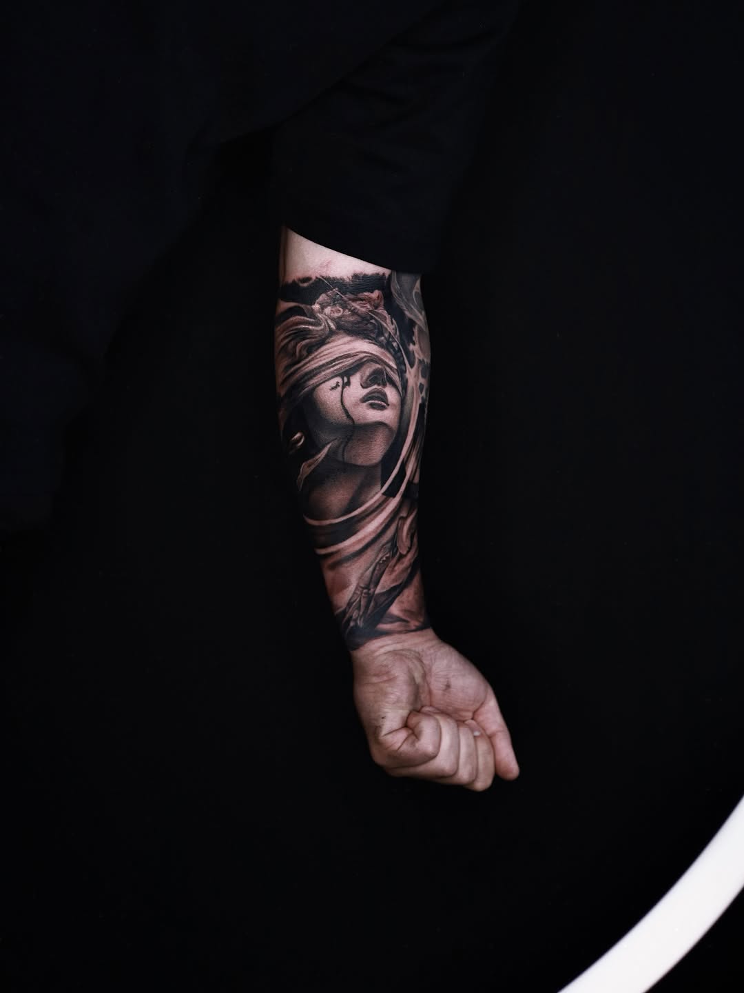 Tattoo by @officialiink.co — realism, black_and_grey