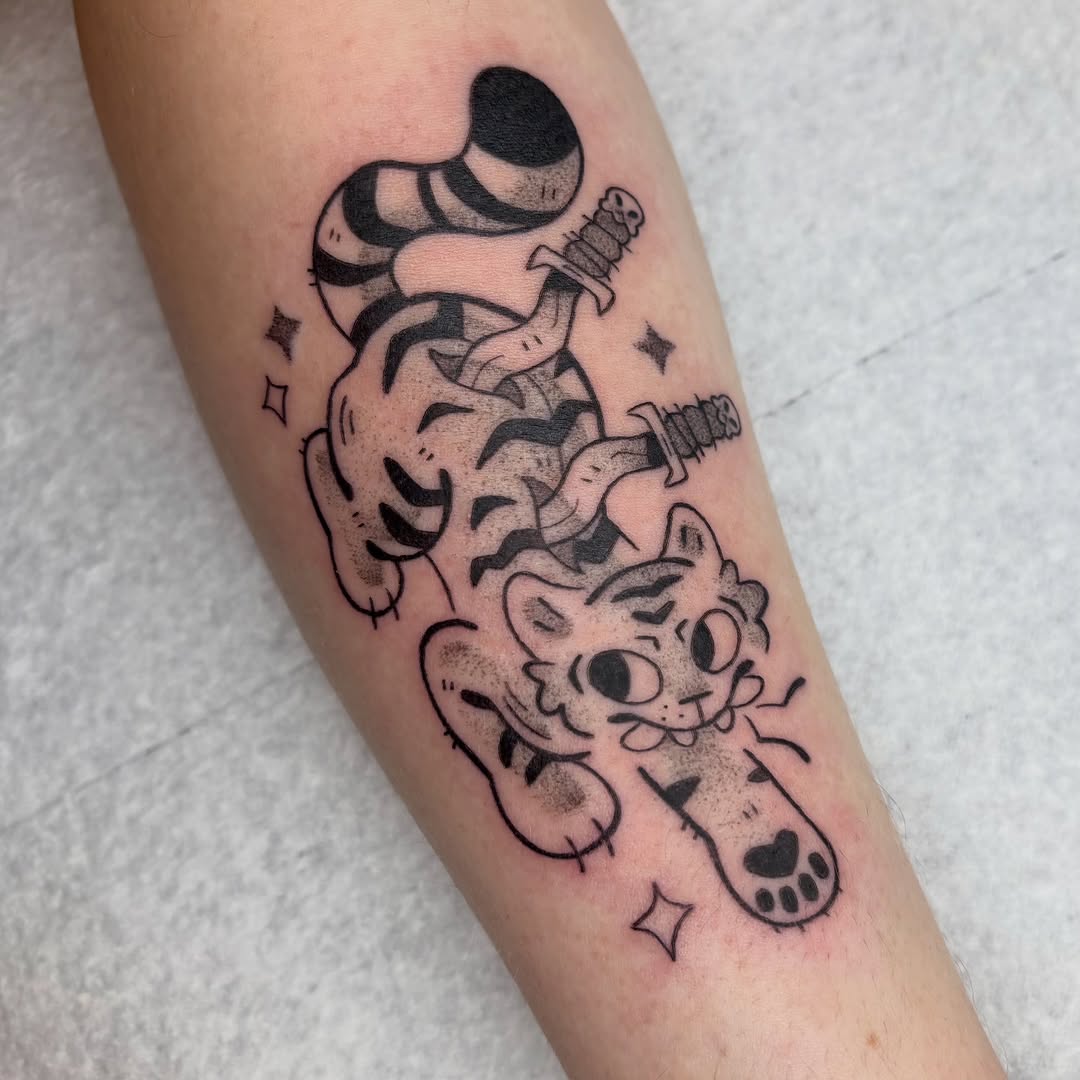 Tattoo by @dust.inkz — ignorant, black_and_grey