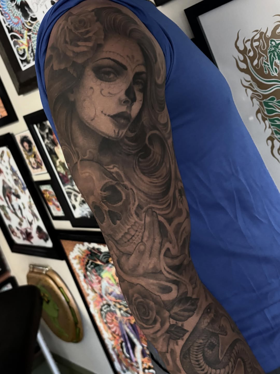 Tattoo by @patmosertattoos — black_and_grey, realism