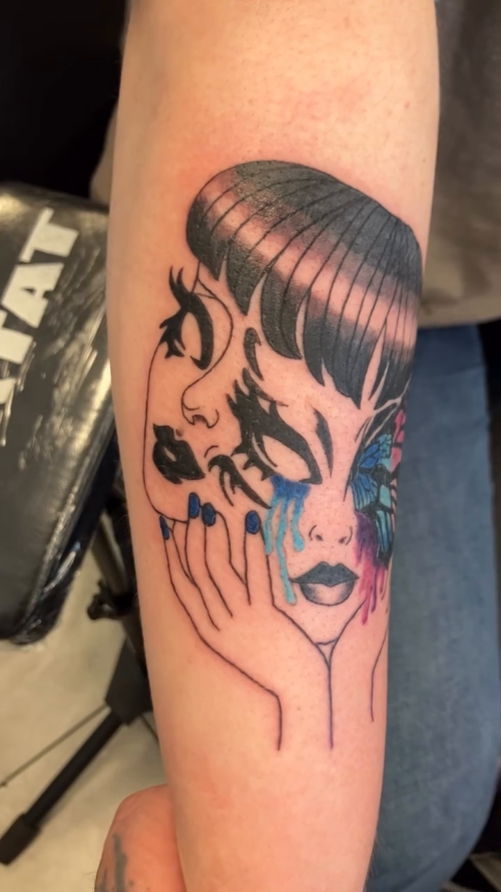 Tattoo by @bryantjohnson_mi — illustrative, new_school
