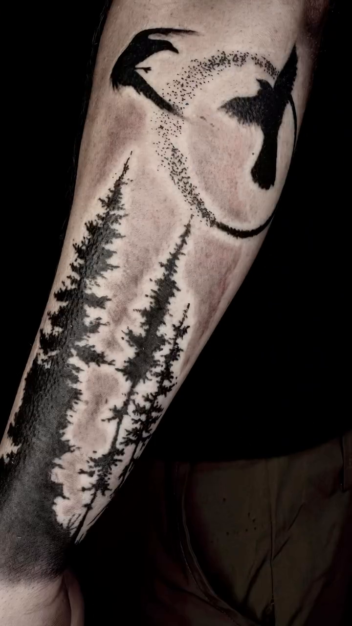 Tattoo by @mac.tatts โ black_and_grey, realism