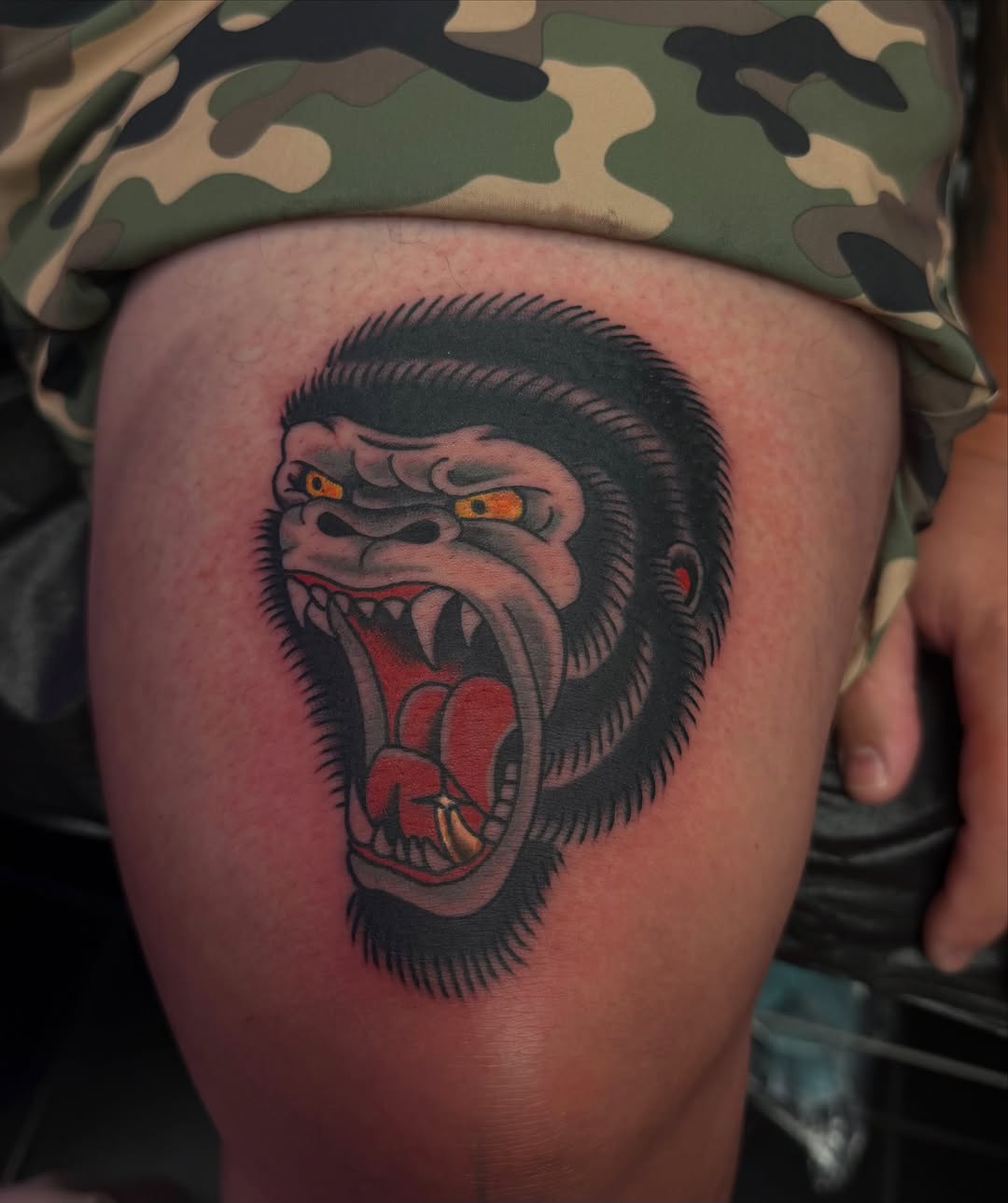 Tattoo by @theehotcoworker — american_traditional, illustrative