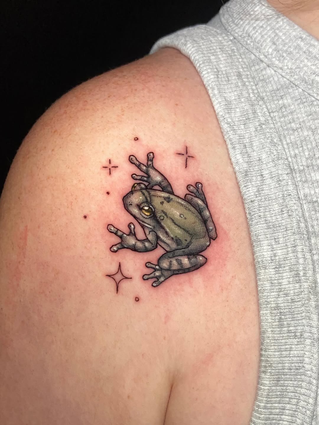 Tattoo by @dawncarrtattoos — illustrative, fine_line