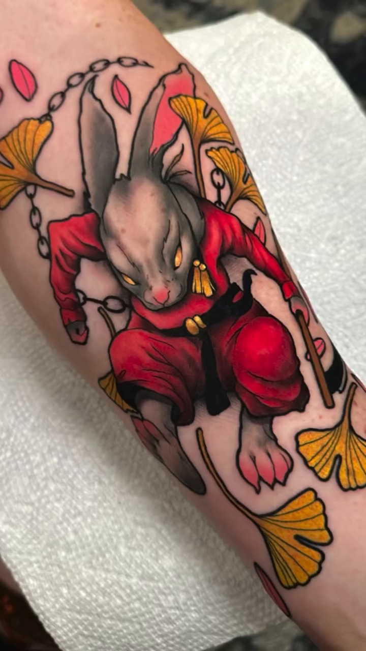 Tattoo by @needlebeetle — neo_traditional, anime