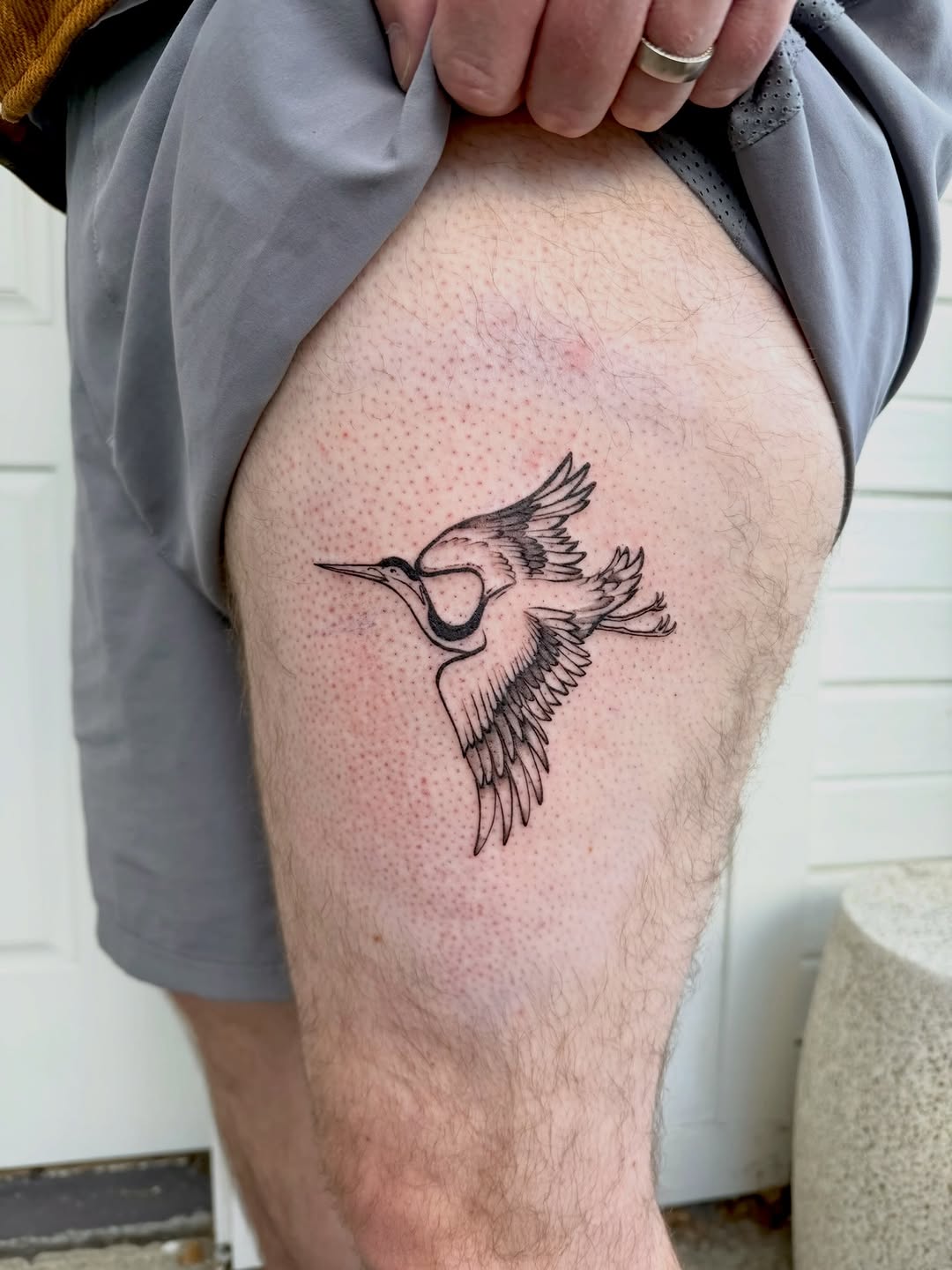 Tattoo by @kingtideink โ fine_line