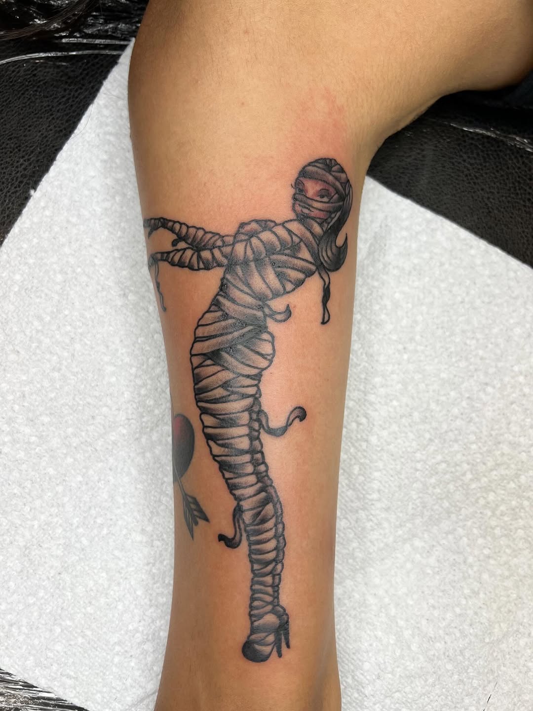 Tattoo by @levigunn_tattoos — black_and_grey, realism