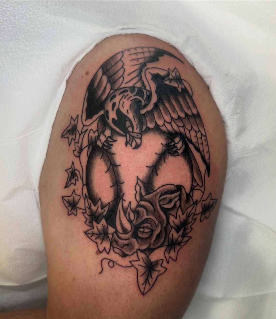 Tattoo by @lexiestattoos — american_traditional, illustrative