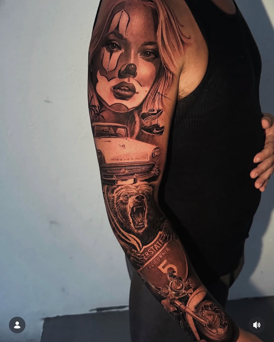 Tattoo by @gee_chino — realism, black_and_grey