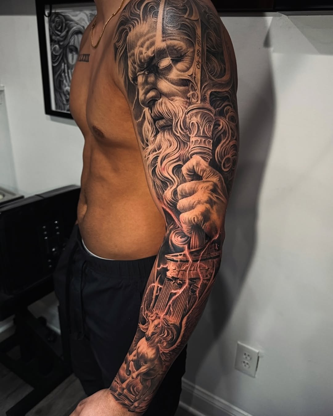 Tattoo by @gee_chino — realism, black_and_grey