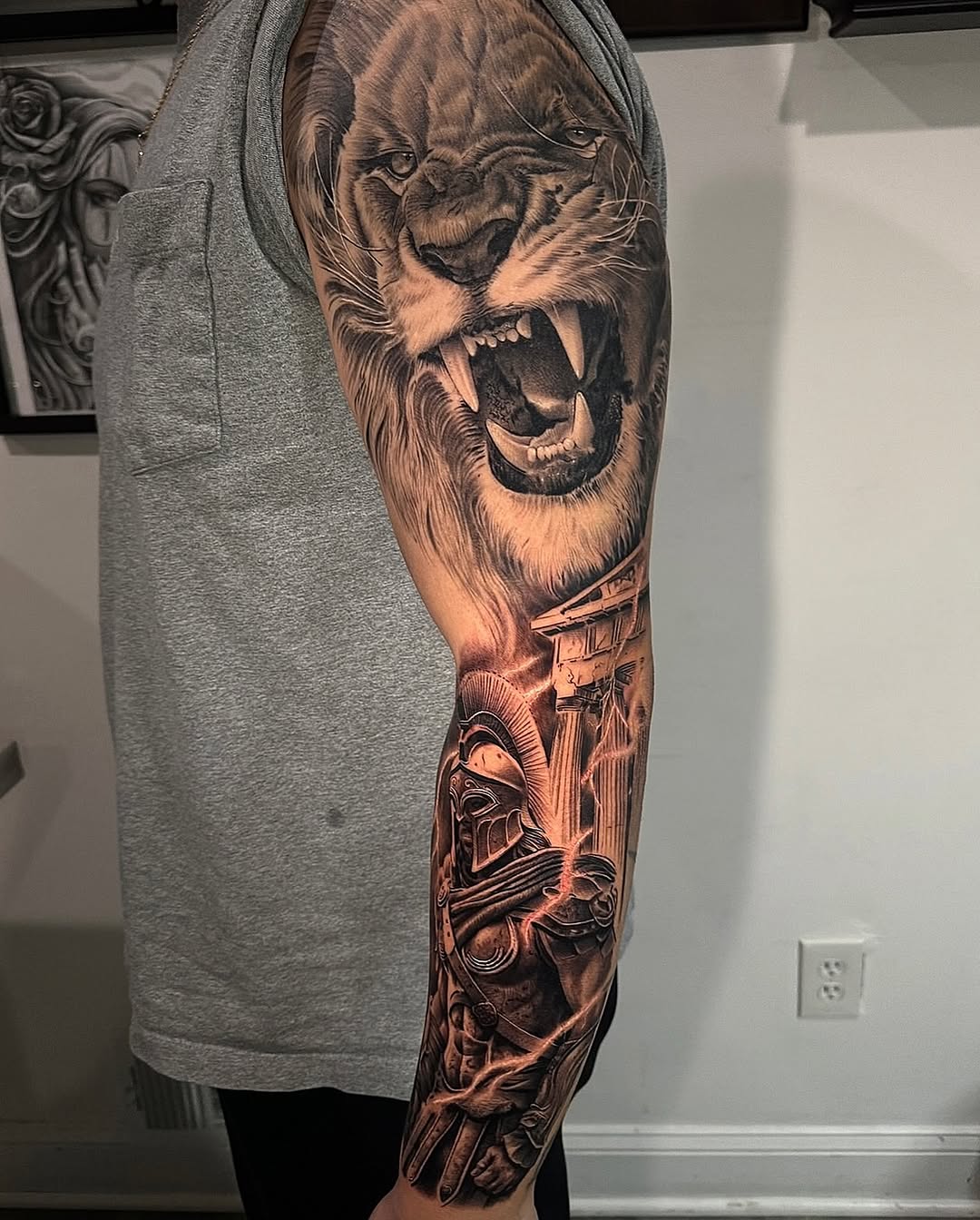Tattoo by @gee_chino — realism, black_and_grey
