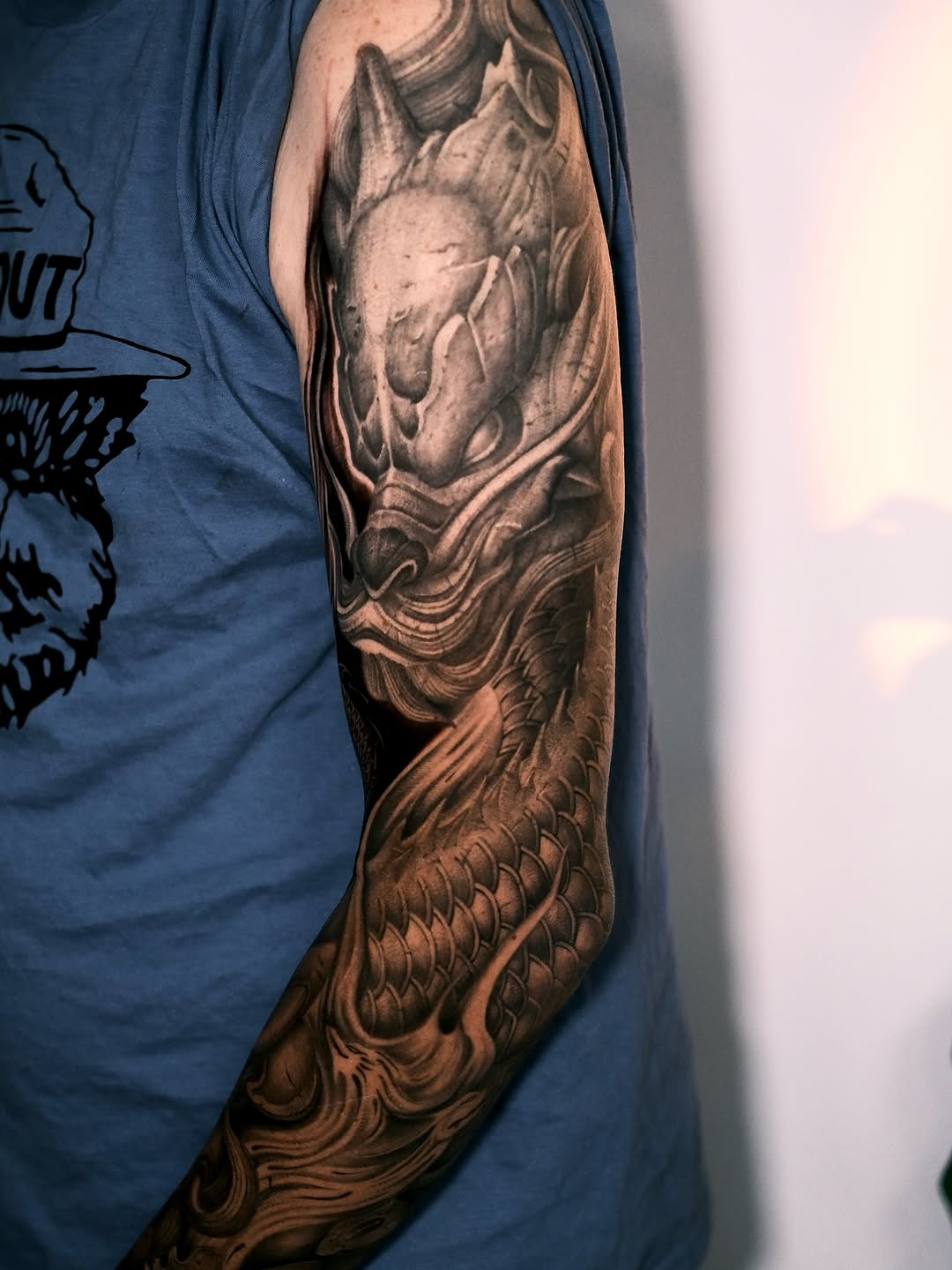 Tattoo by @byqeazy_eleven15 β black_and_grey, realism