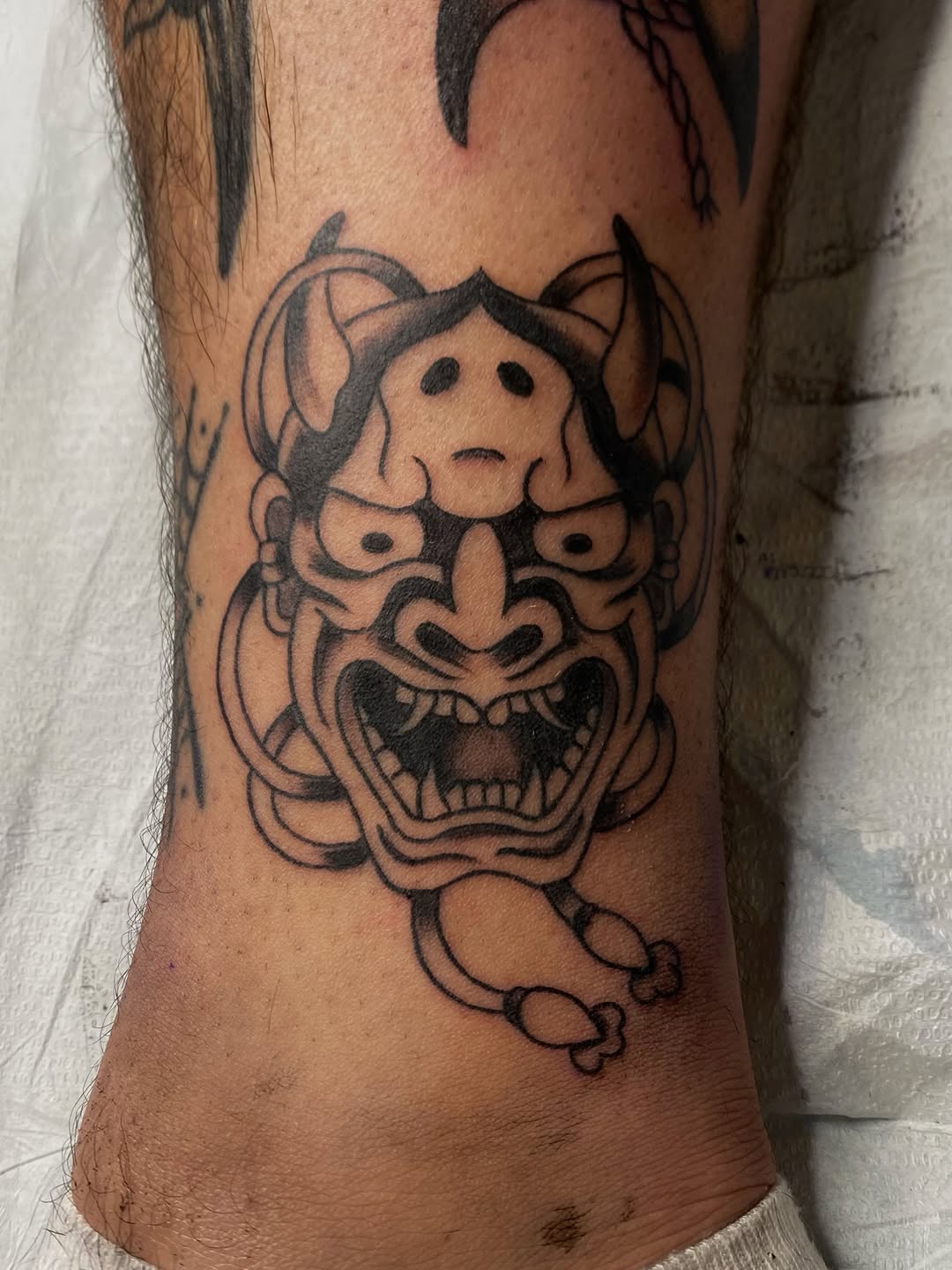 Tattoo by @tattoosbylinds โ japanese_irezumi, black_and_grey