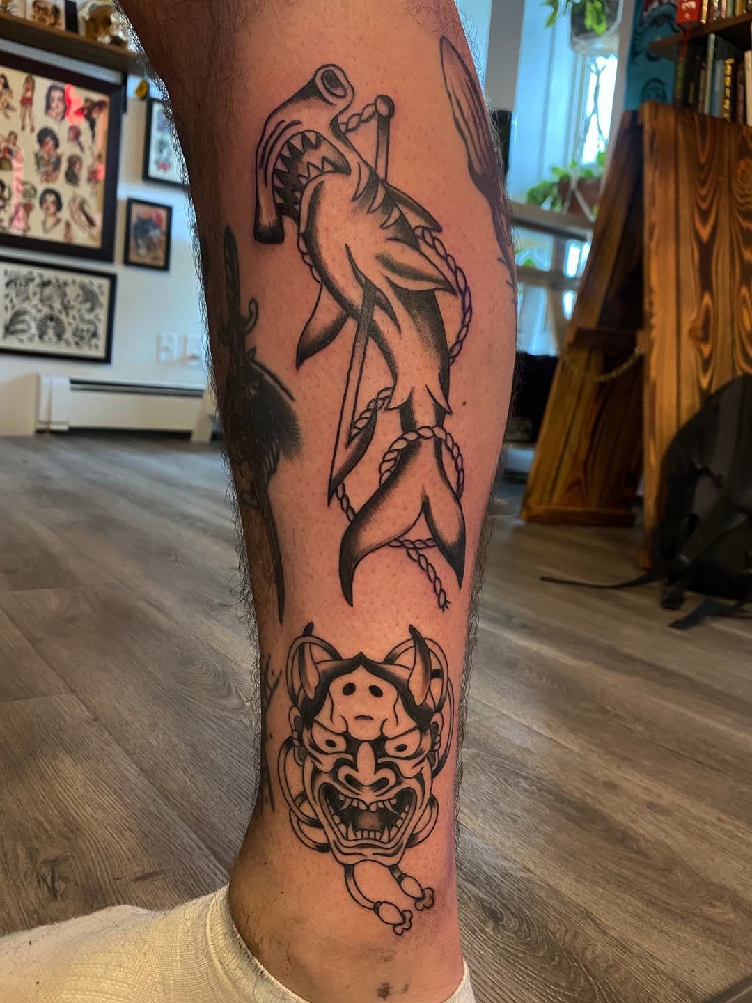 Tattoo by @tattoosbylinds โ american_traditional, black_and_grey