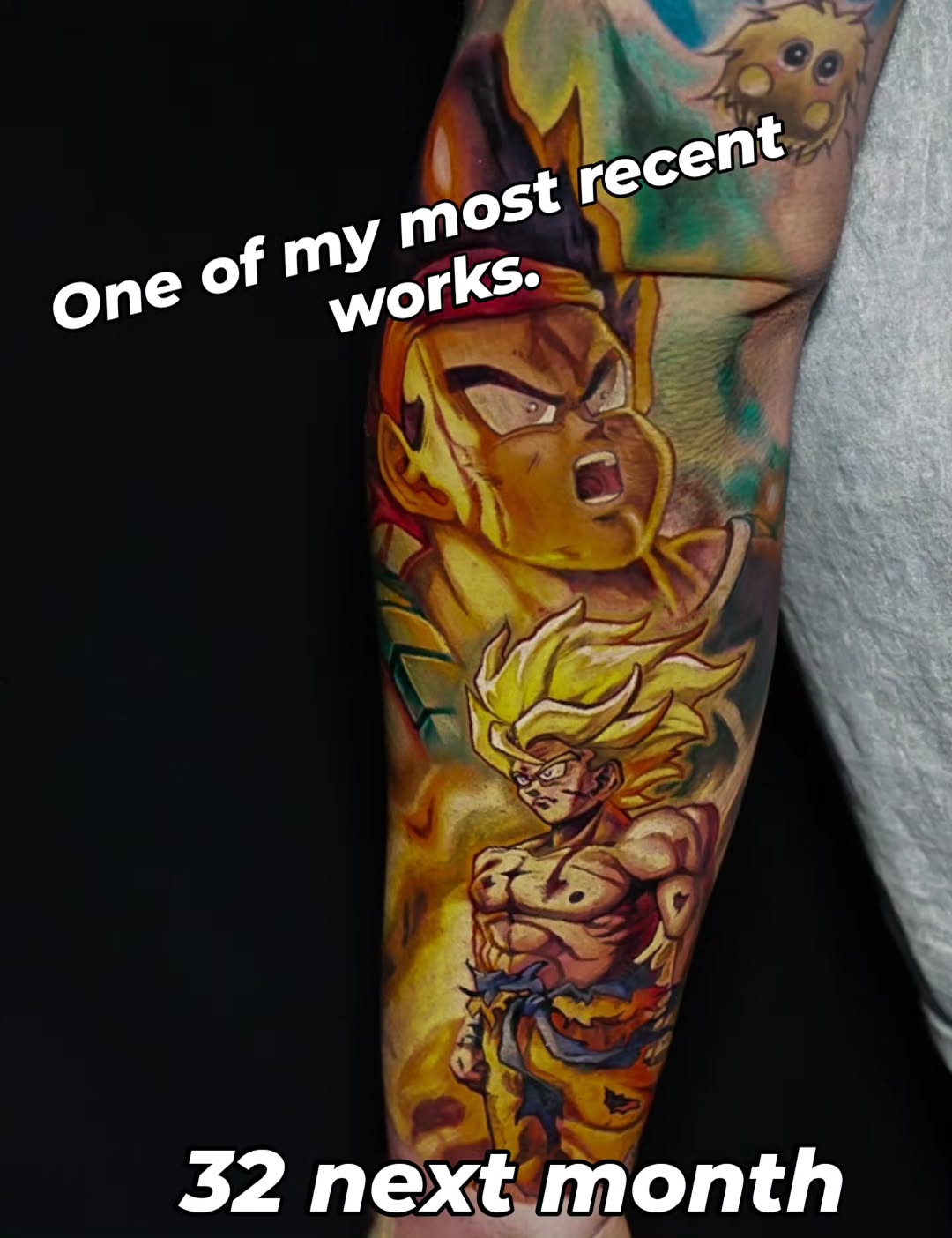Tattoo by @bo_wins_art β realism, anime