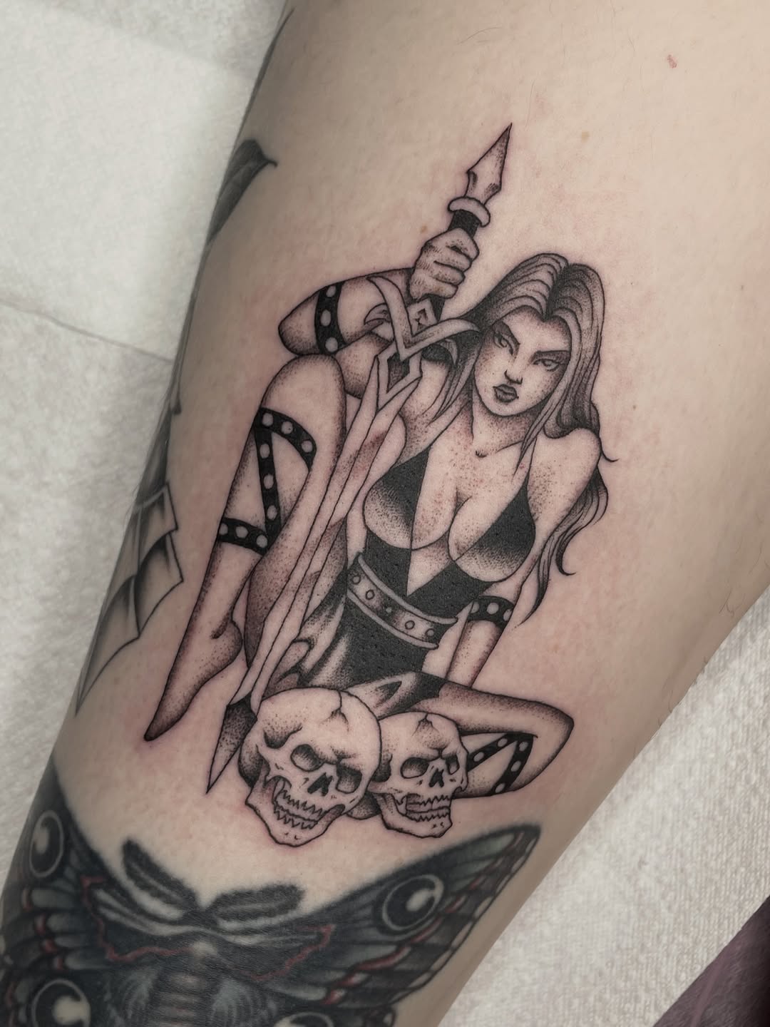 Tattoo by @dakotatattoo — american_traditional, illustrative
