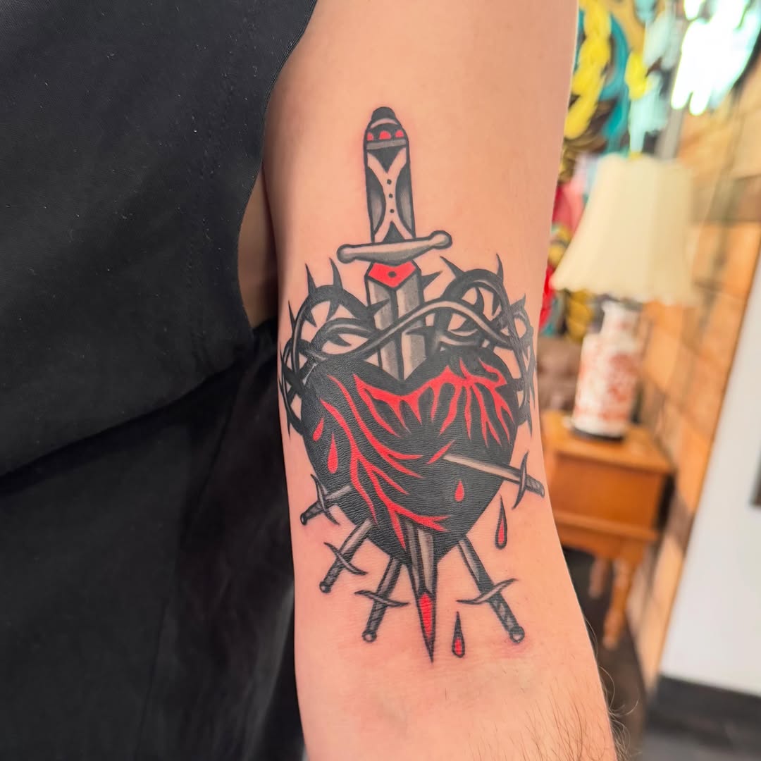 Tattoo by @jordoe.gdt — american_traditional, blackwork