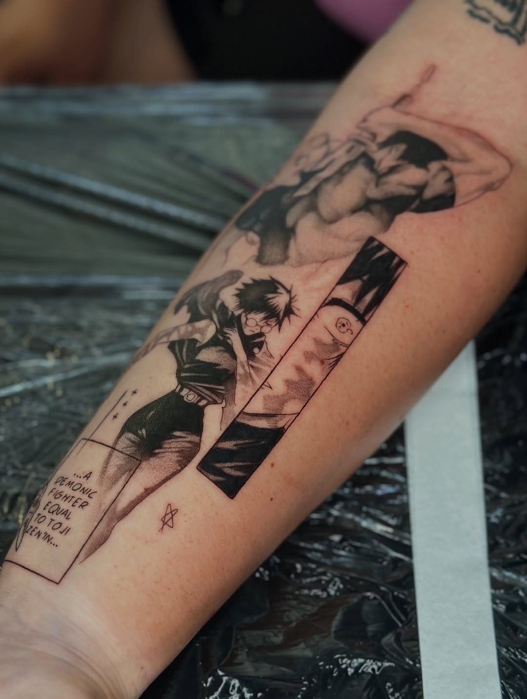 Tattoo by @tattooz_by_trent — anime, illustrative