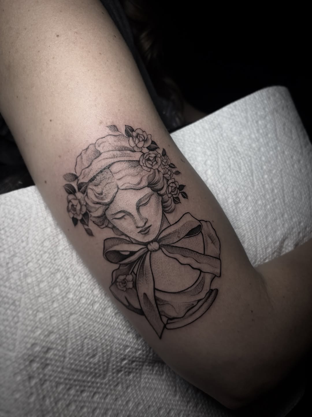 Tattoo by @finelinesbylena — black_and_grey, realism