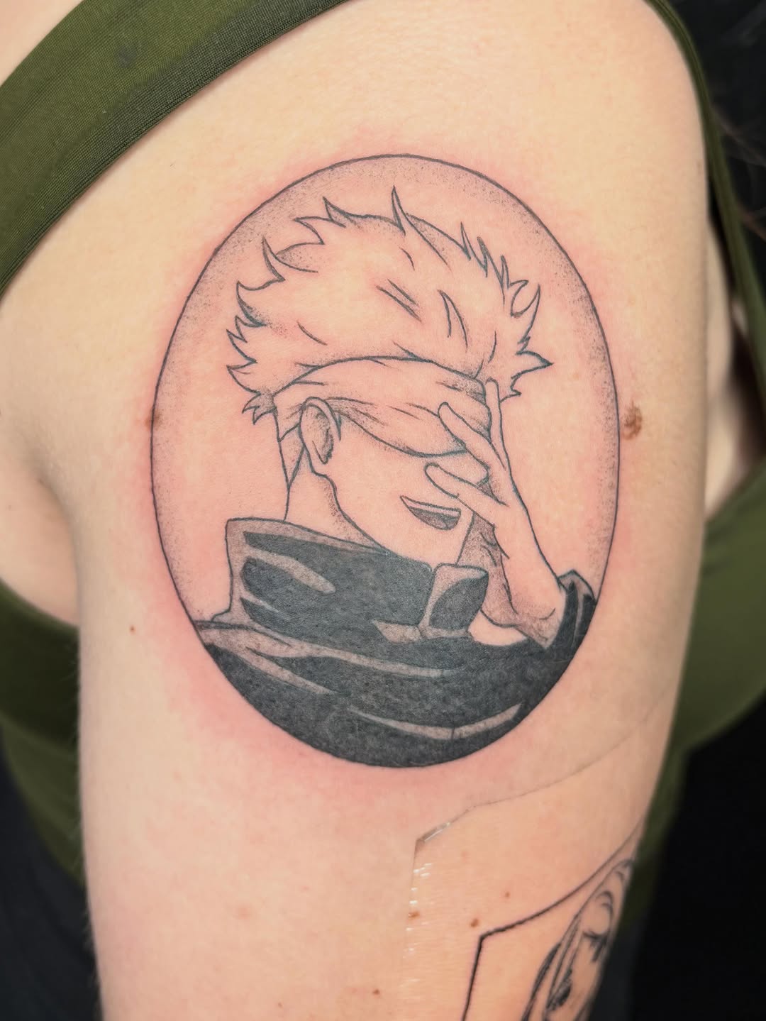 Tattoo by @vivala_goldfish — anime