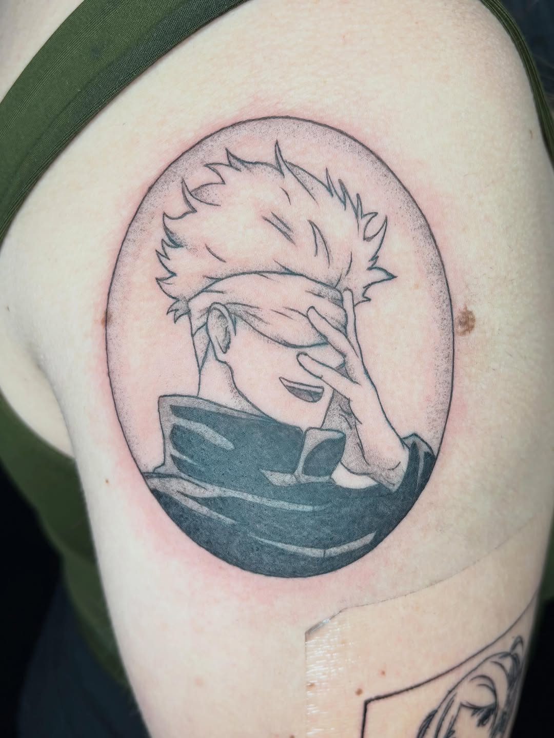 Tattoo by @vivala_goldfish — anime
