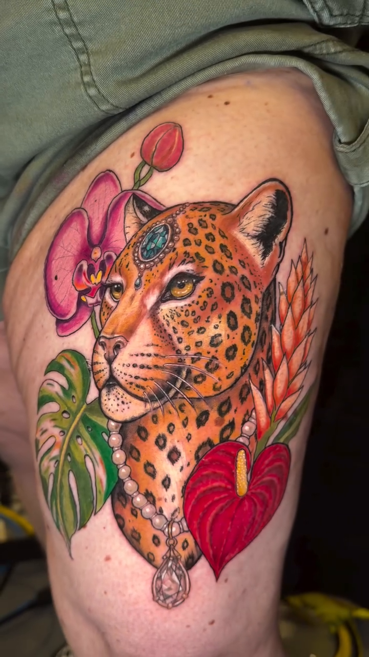 Tattoo by @kate.holly.inks — realism, neo_traditional