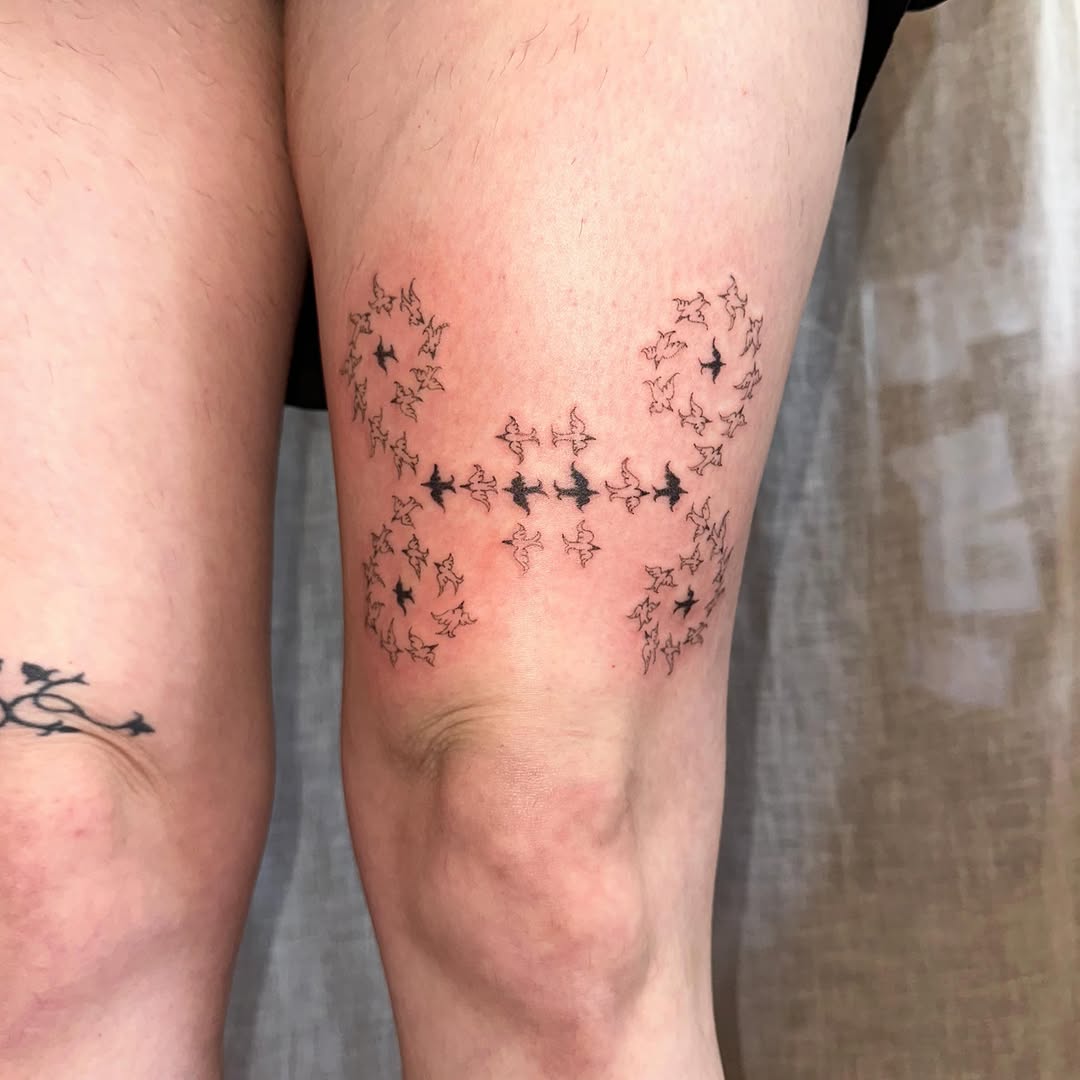Tattoo by @pokingyousoftly — fine_line