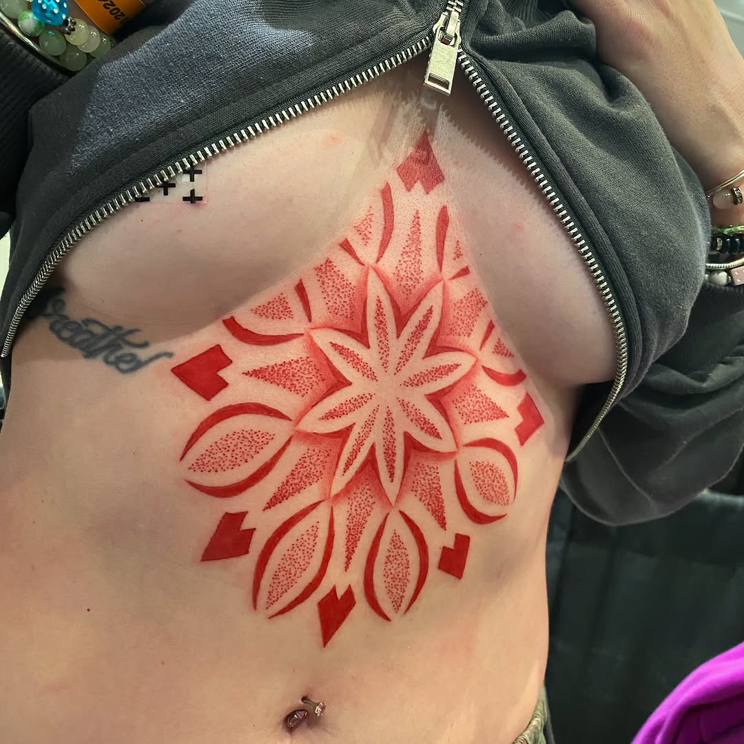 Tattoo by @josh_st_tat2 β geometric, dotwork