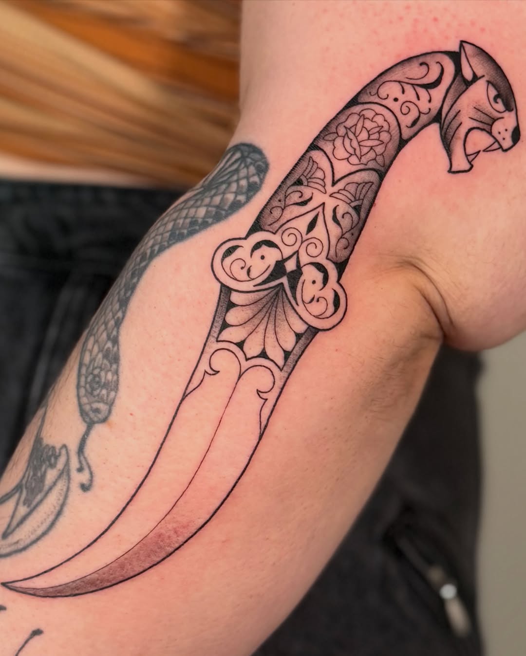 Tattoo by @kail.tattoos — blackwork