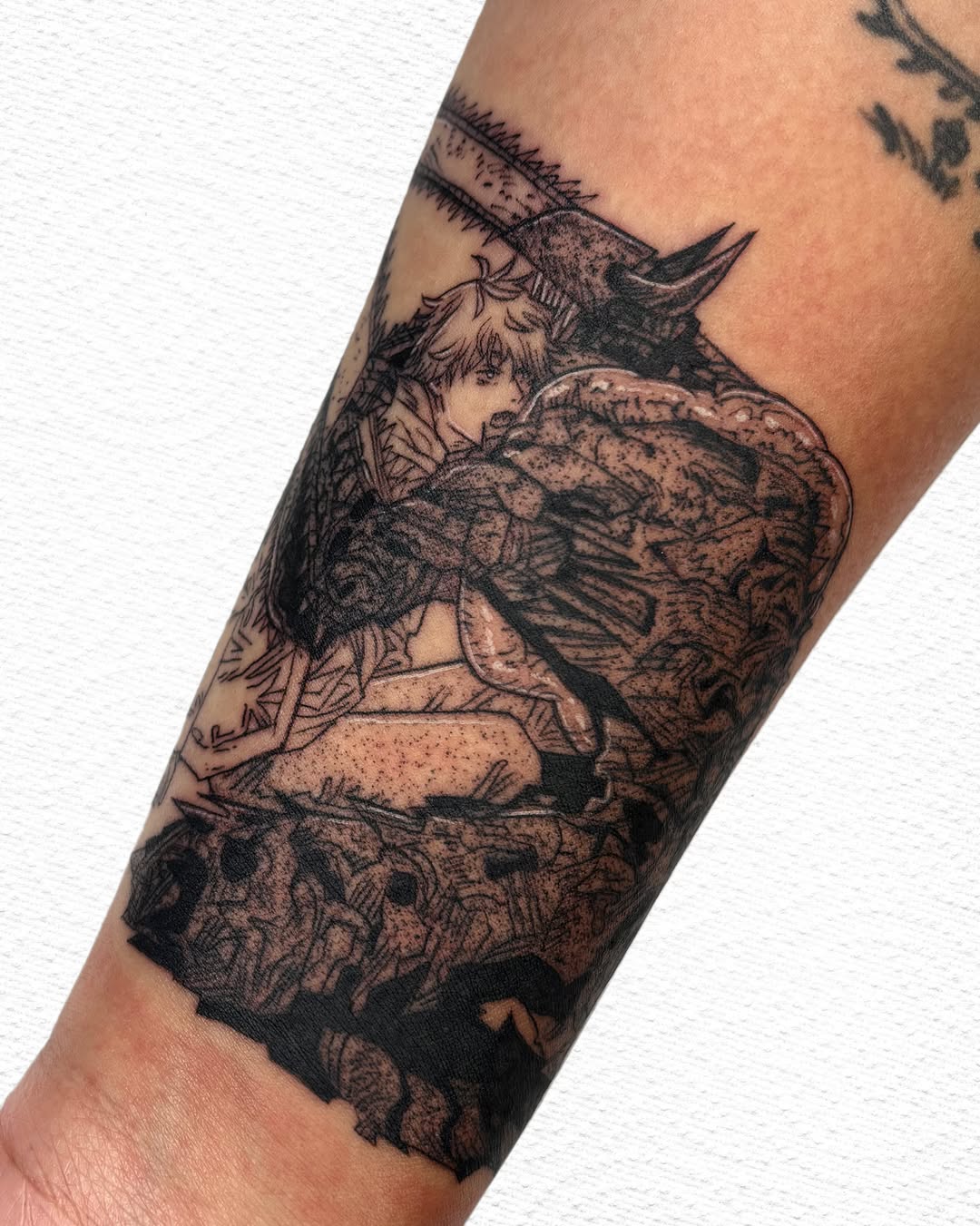 Tattoo by @ryu.inkz โ illustrative, anime