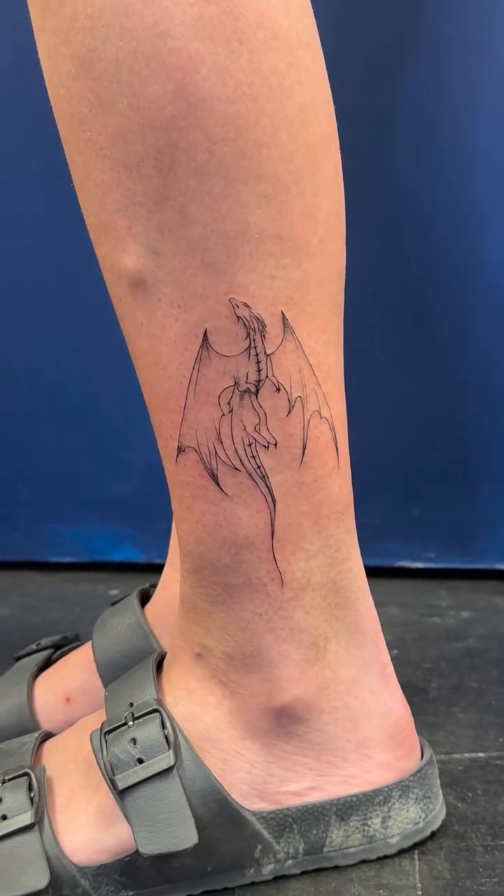 Tattoo by @takayo_sandiego — fine_line