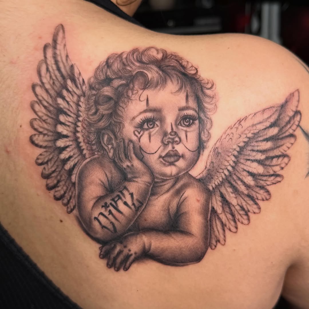 Tattoo by @kimtattoos_wslv — black_and_grey, realism
