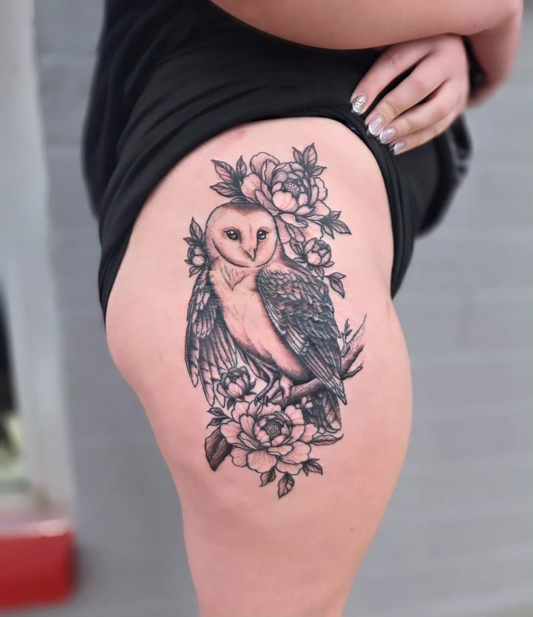 Tattoo by @tatsbykyra1 — realism, black_and_grey