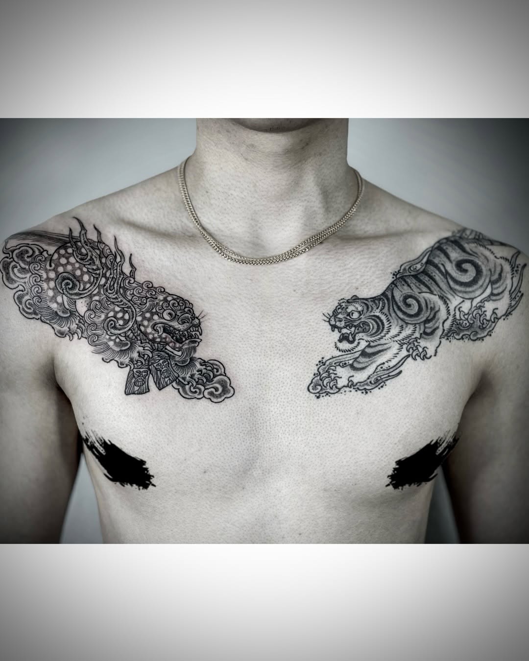 Tattoo by @manjitattoo — japanese_irezumi, blackwork
