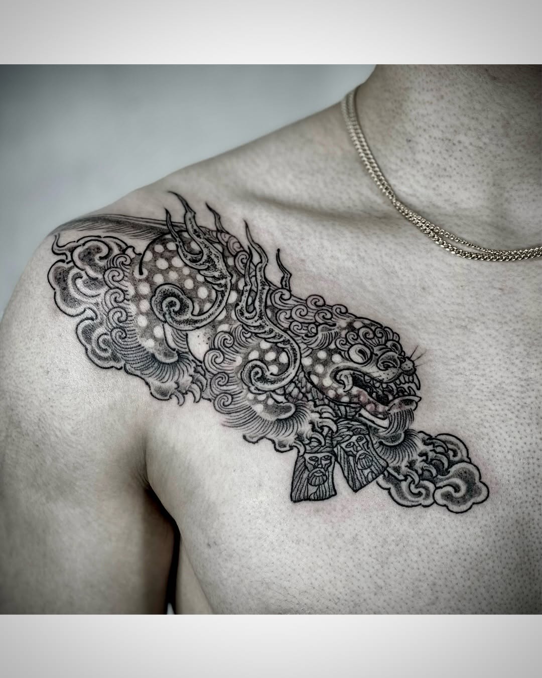 Tattoo by @manjitattoo — japanese_irezumi, blackwork