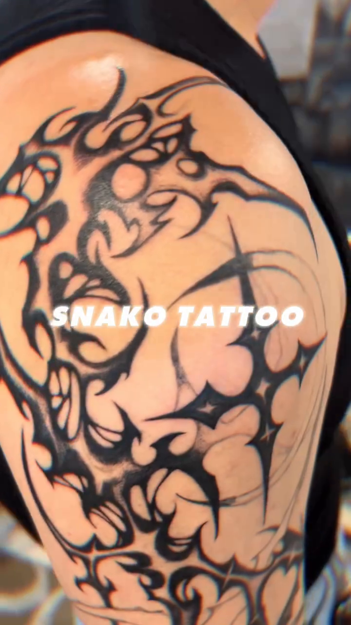 Tattoo by @snako_tattoo β tribal, blackwork
