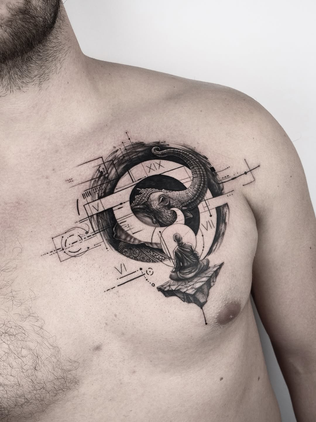 Tattoo by @johny_bozoki — black_and_grey