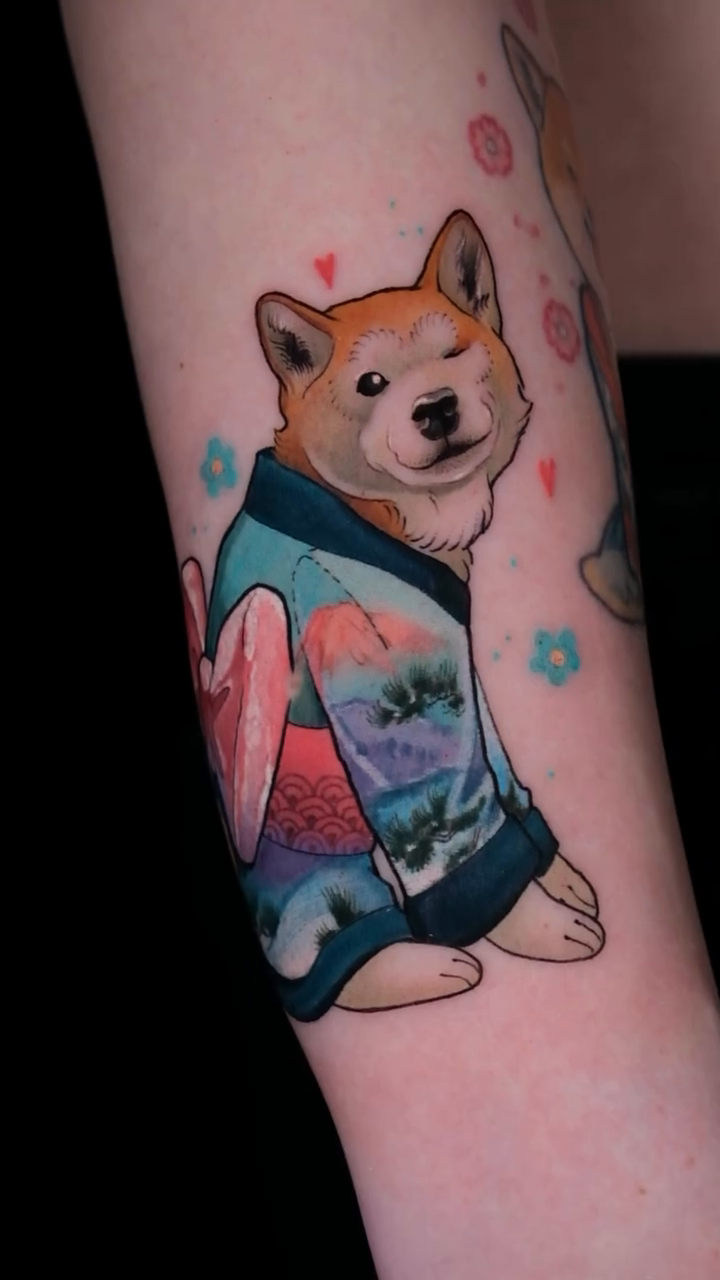 Tattoo by @annineva β new_school