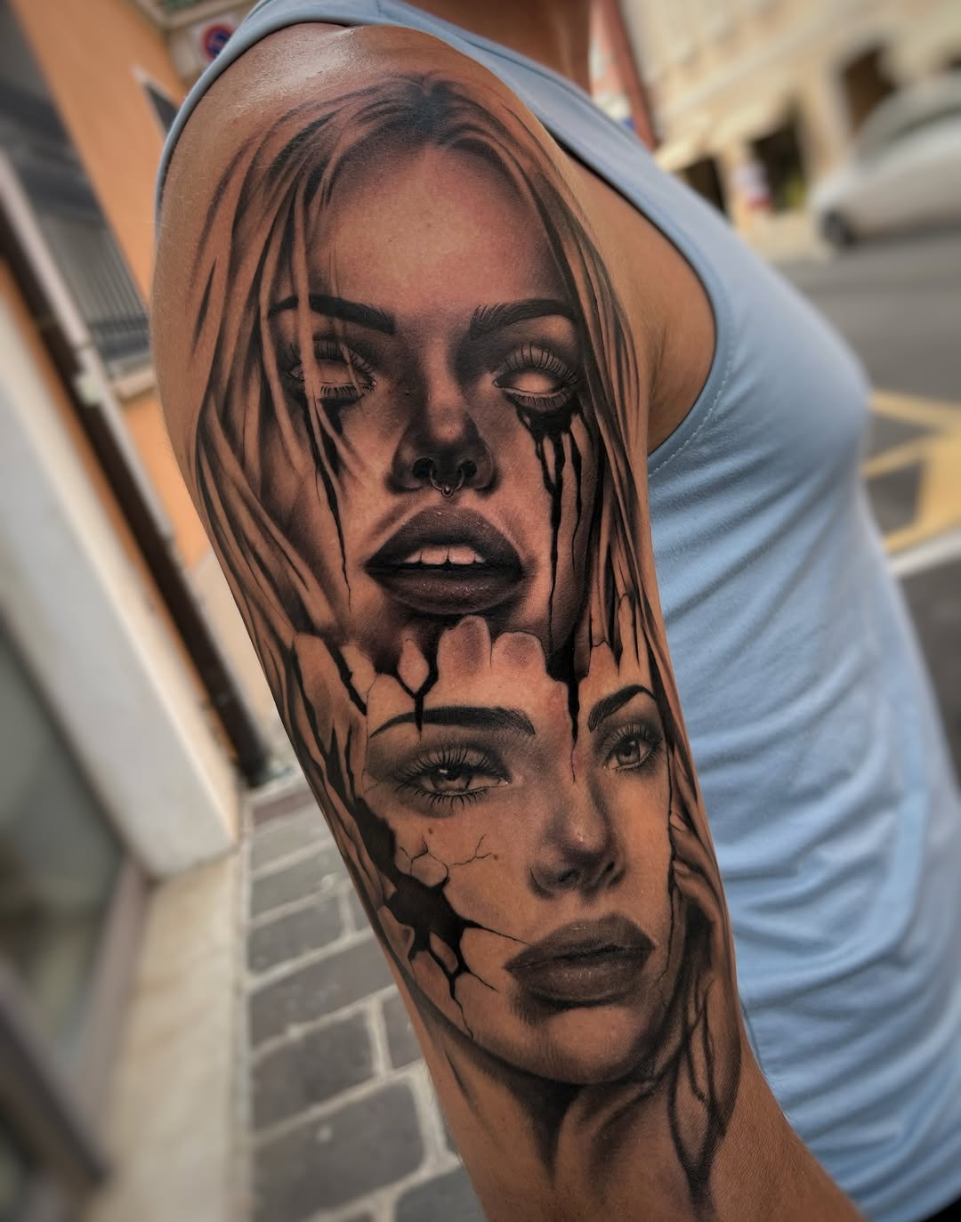 Tattoo by @blot_tattoo — realism, dark_realism